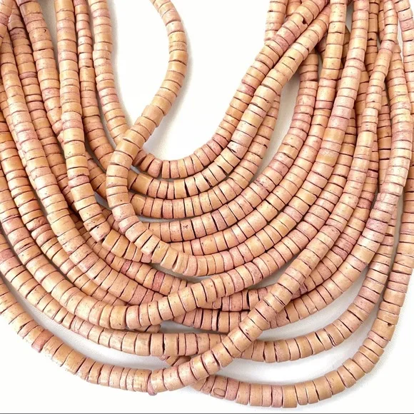 Vintage GERDA LYNGGAARD MONIES Artisan 12 Strand Layered Statement Necklace - Picture 9 of 15